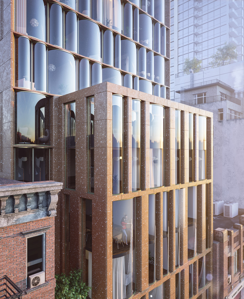 用建筑师的话说,“本项目力图为纽约创造一种新的住宅类型,即不同文化和社会经验的大熔炉。 它重新思考了典型家居用途,同时实现独特的设计特色,以最大限度地利用空间和设施。