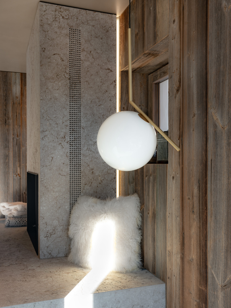 意大利130平米的Cortina 小屋-特殊材质打造与环境相容的住宅---酷图编号1271861