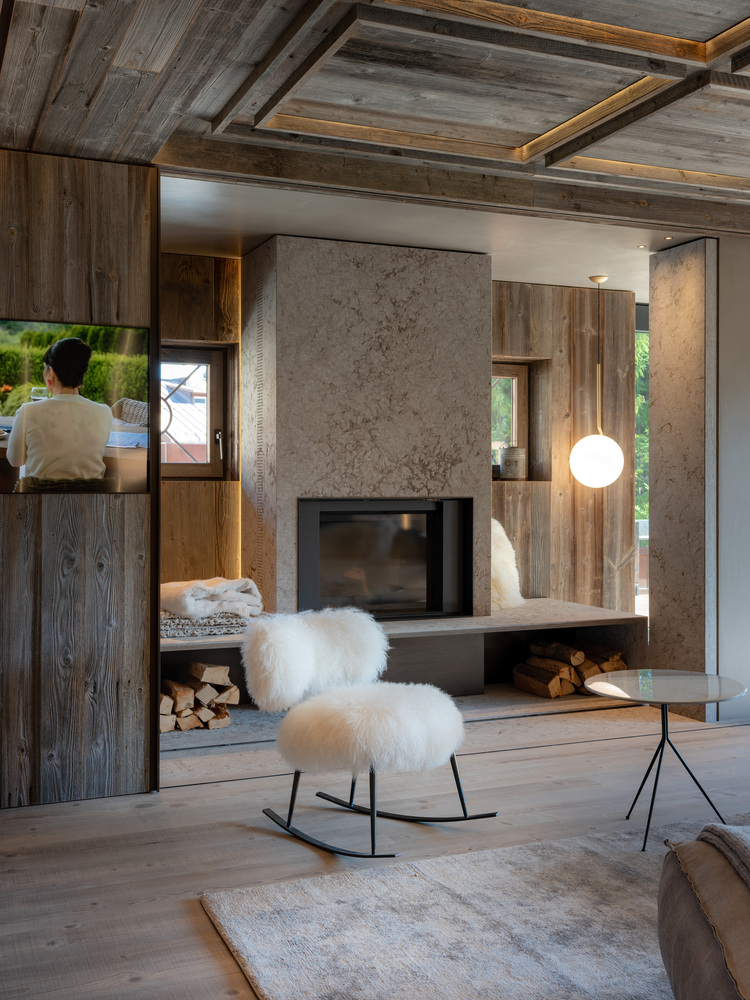 意大利130平米的Cortina 小屋-特殊材质打造与环境相容的住宅---酷图编号1271867