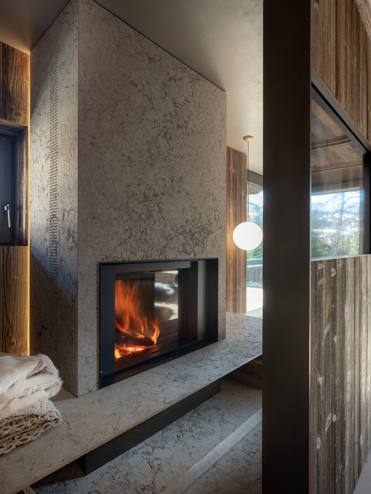 意大利130平米的Cortina 小屋-特殊材质打造与环境相容的住宅---酷图编号1271877