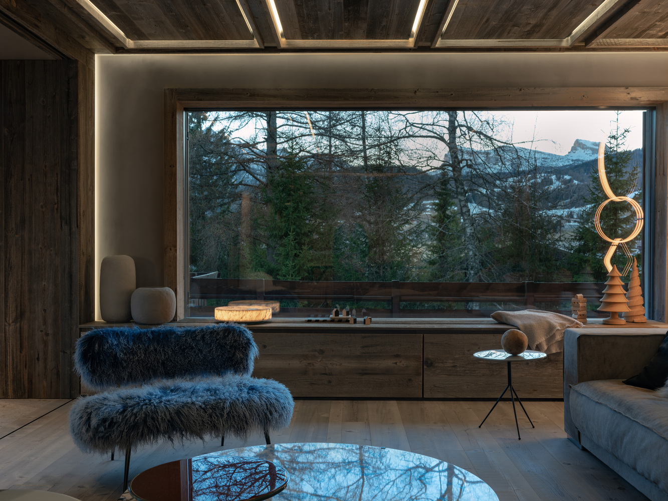 意大利130平米的Cortina 小屋-特殊材质打造与环境相容的住宅---酷图编号1271887