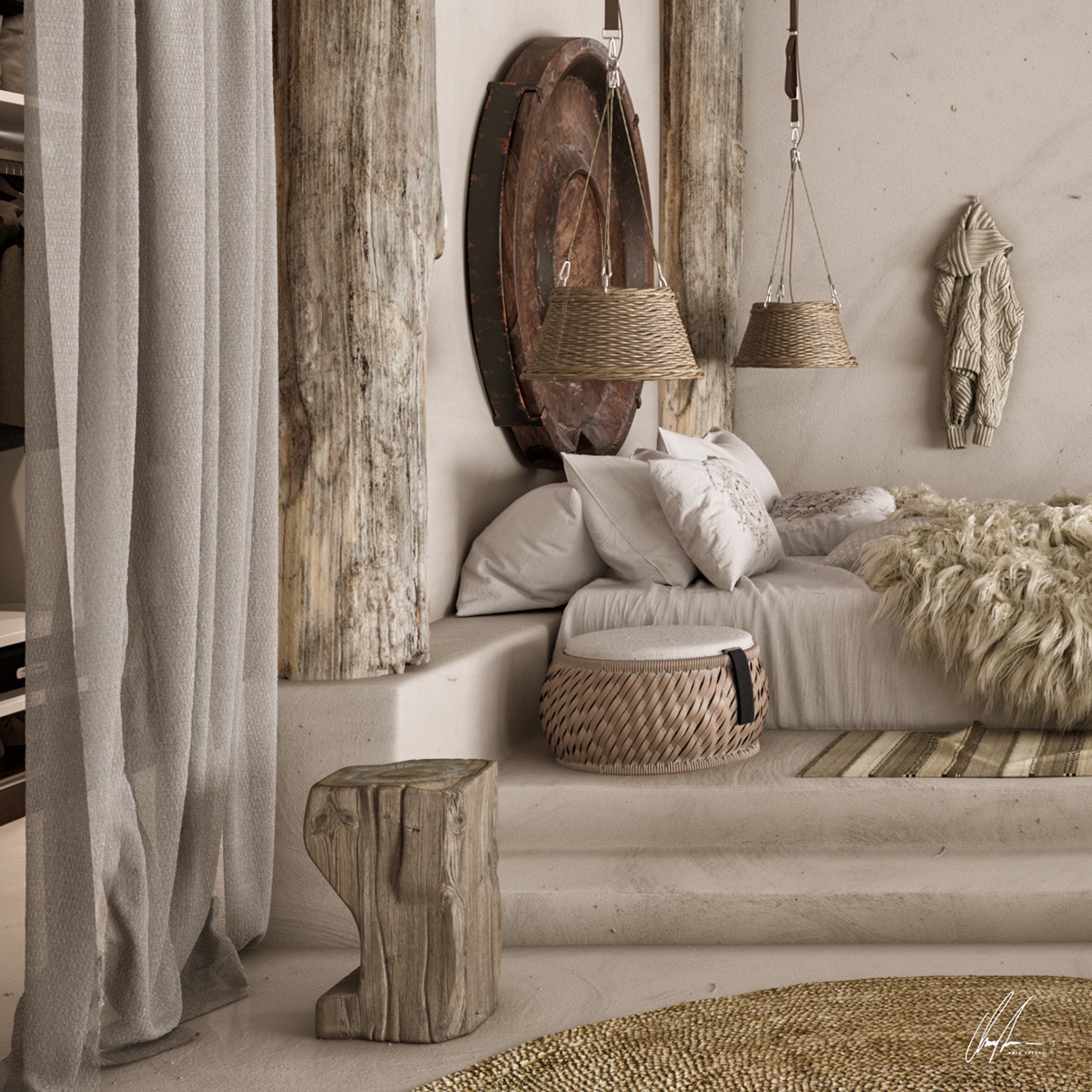 现代地中海风格室内设计---酷图编号1273160