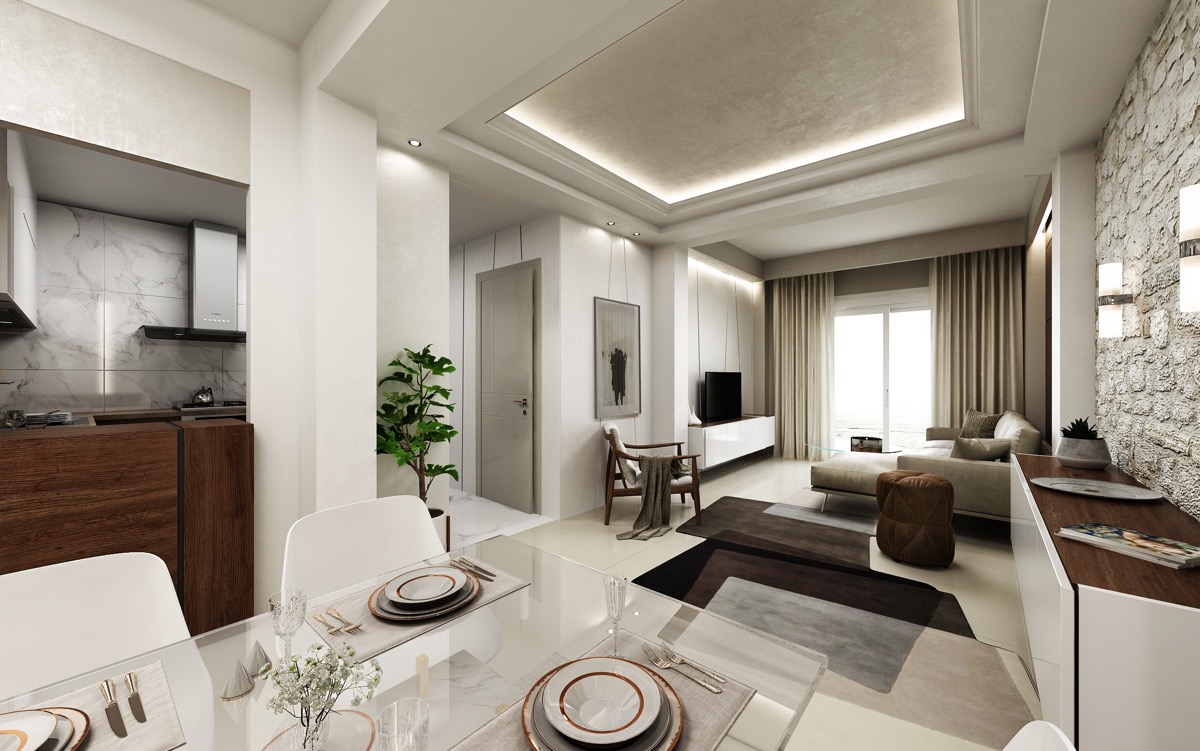 现代地中海风格室内设计---酷图编号1273185