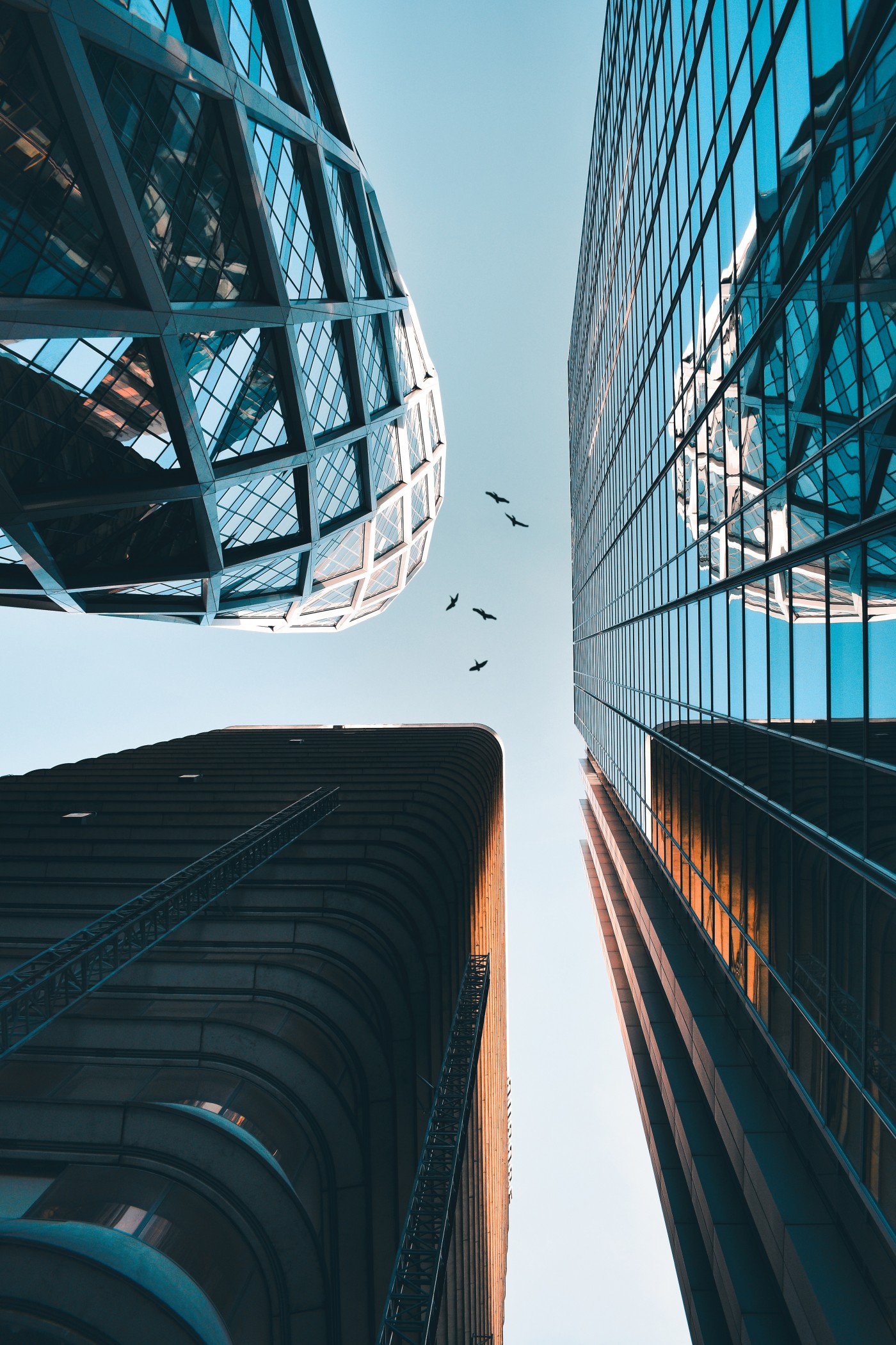 耸立的高楼大厦写字楼图片