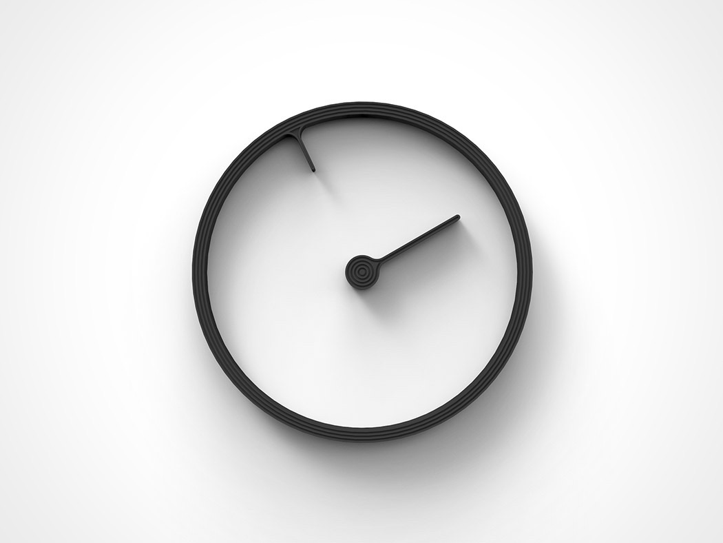 挑战传统时间显示方法的时钟设计---酷图编号1273731