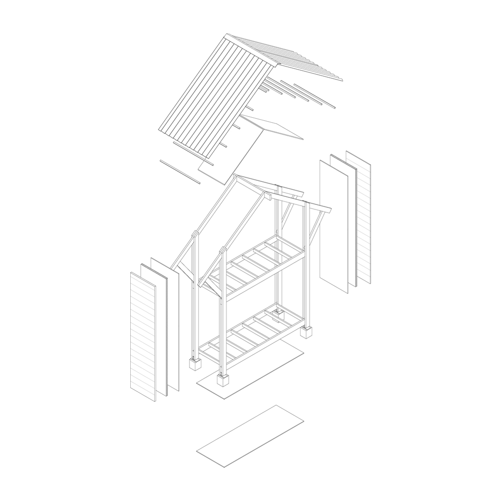 墨西哥52平米的Alan理想乡村木屋住宅---酷图编号1274329