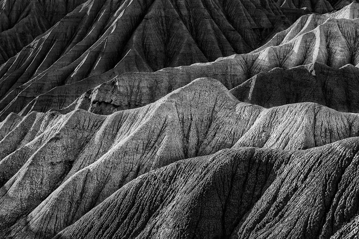 巴底那王国沙漠地貌黑白图---酷图编号10