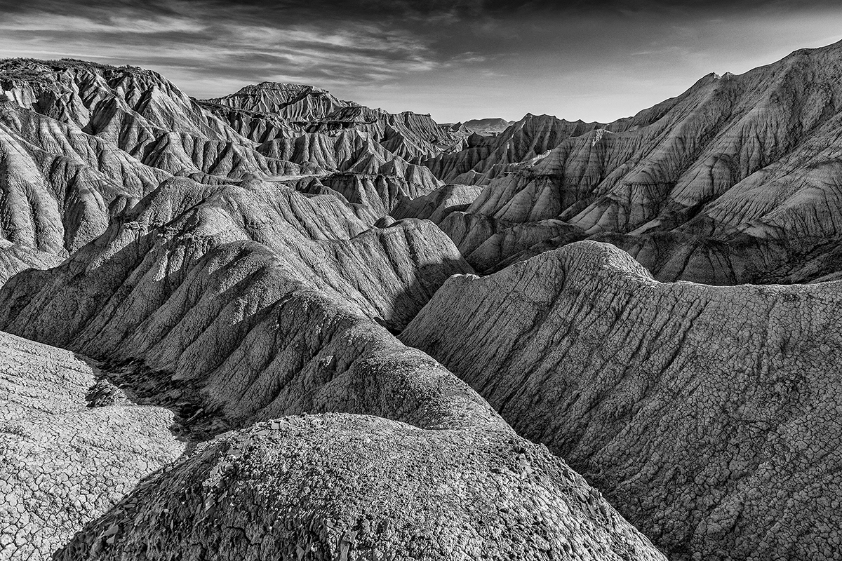 巴底那王国沙漠地貌黑白图---酷图编号9