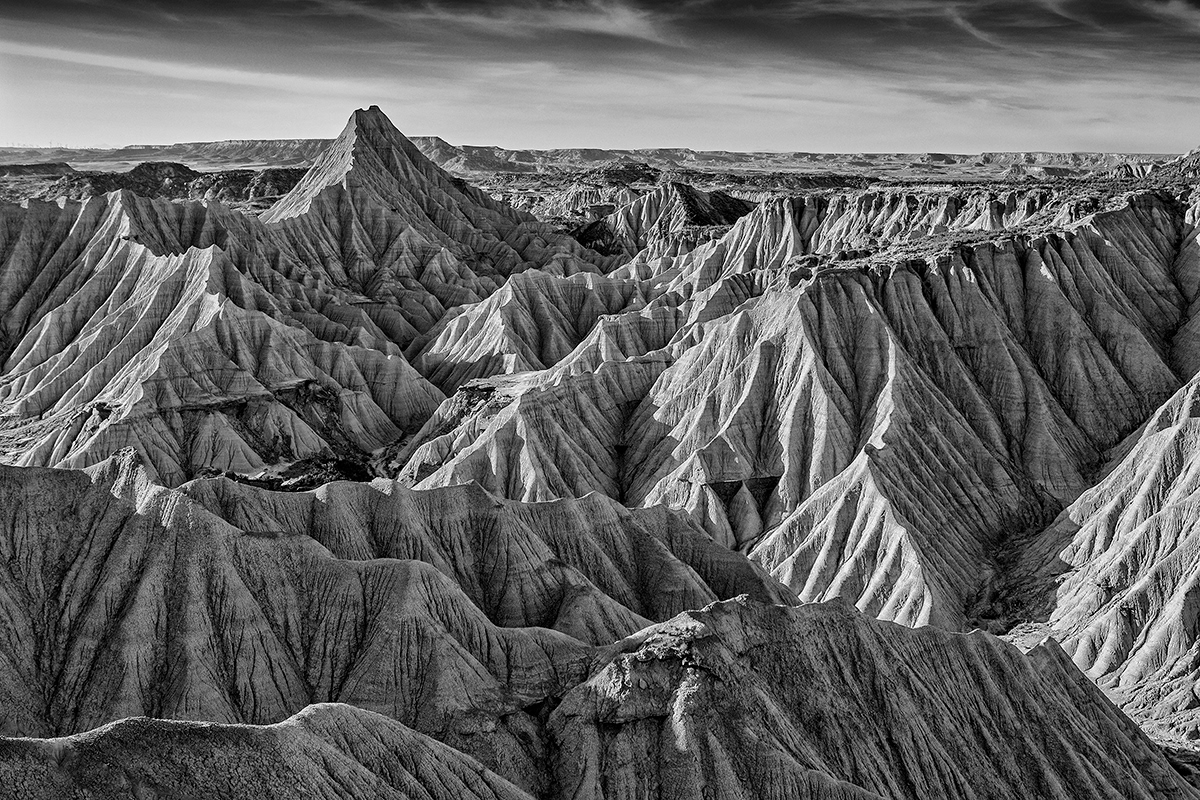 巴底那王国沙漠地貌黑白图---酷图编号5