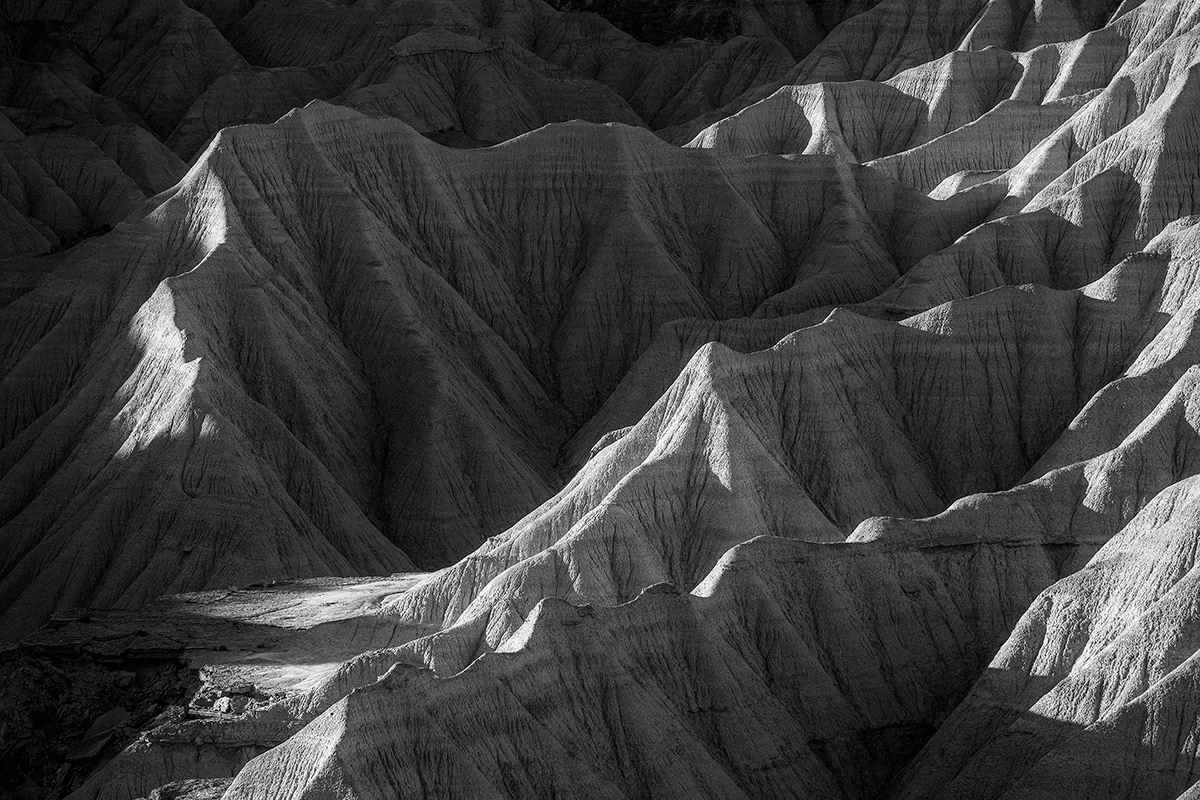 巴底那王国沙漠地貌黑白图---酷图编号4