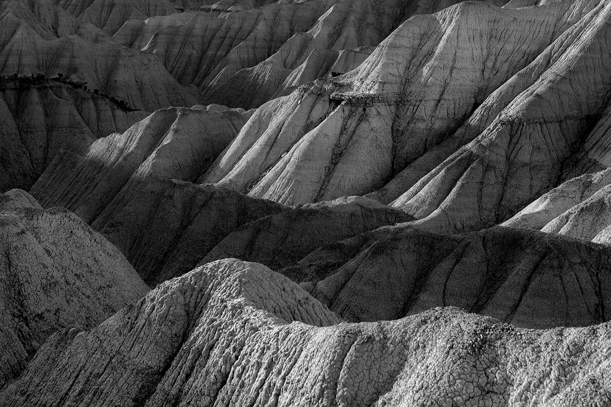 巴底那王国沙漠地貌黑白图---酷图编号3