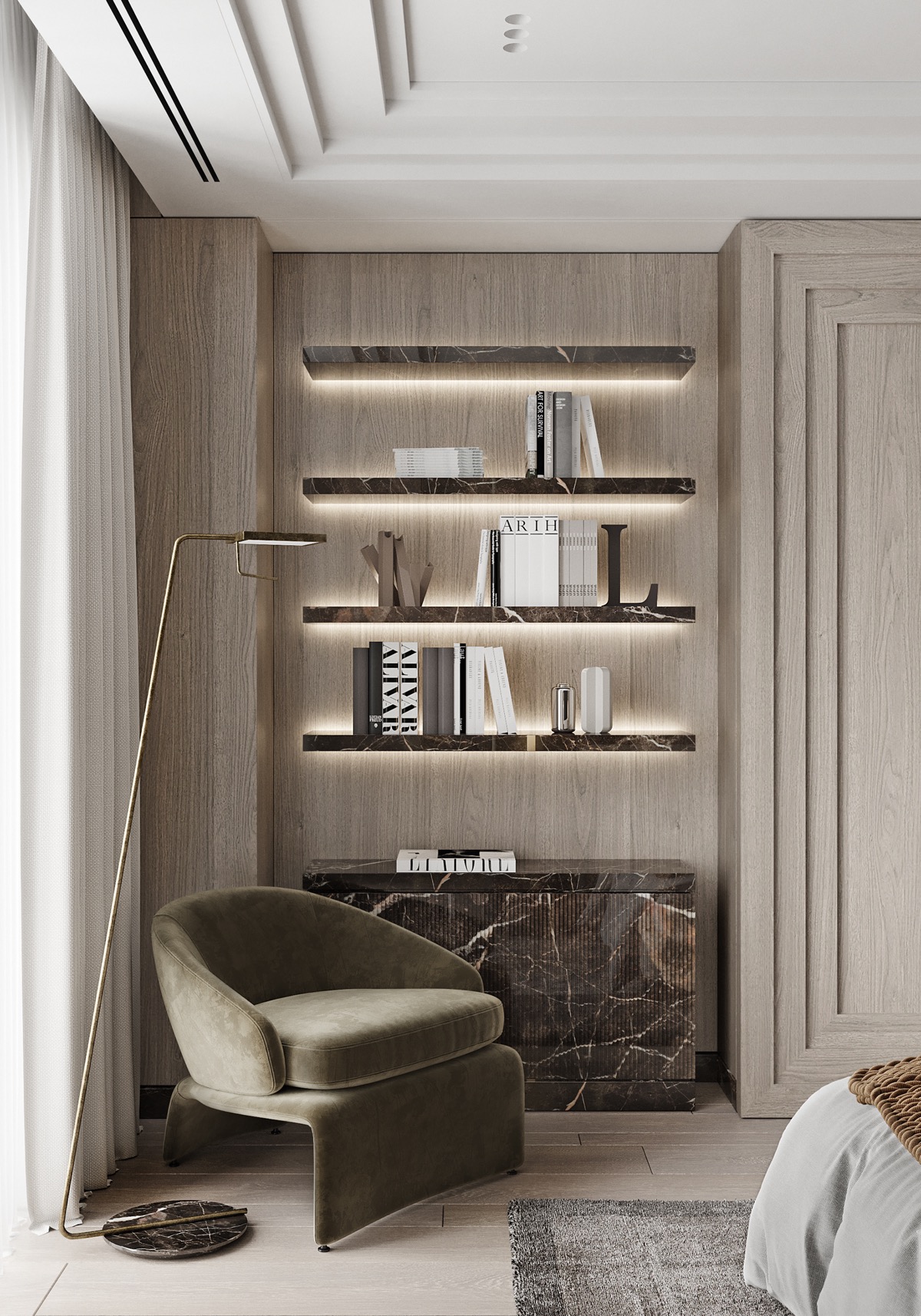 宏伟的现代大理石别墅---酷图编号15