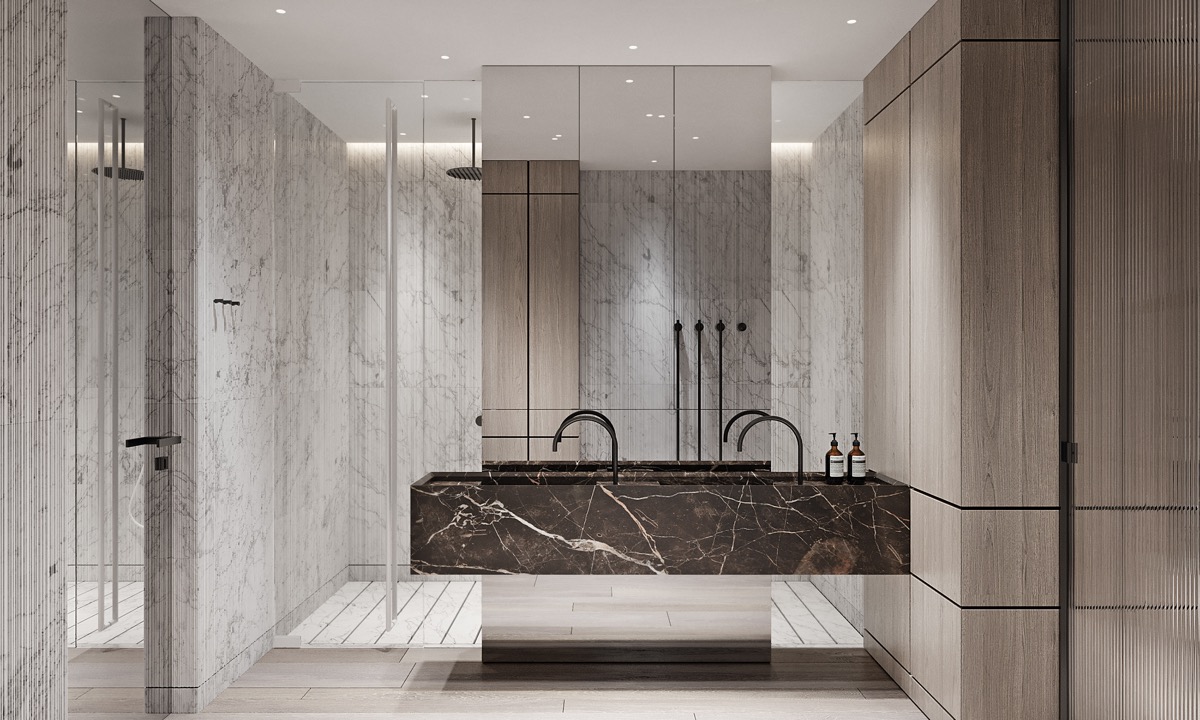 宏伟的现代大理石别墅---酷图编号8