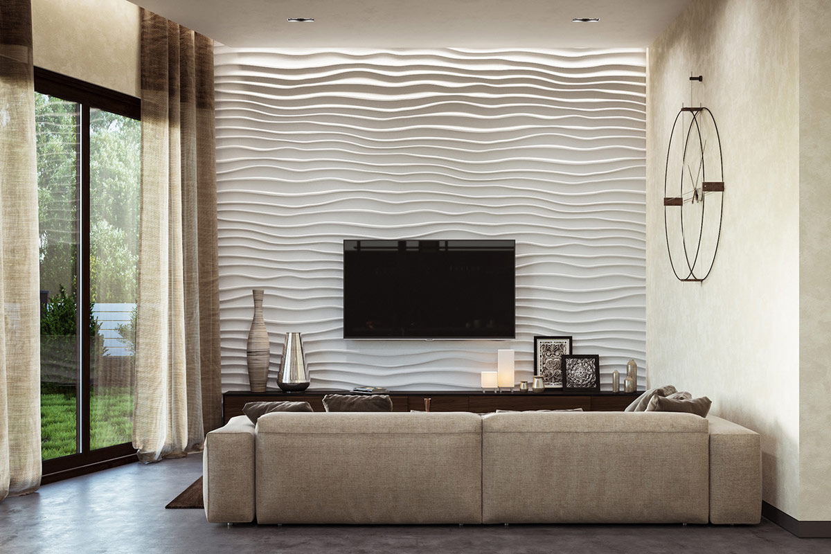 咖啡奶油内饰的复杂风格室内设计---酷图编号10