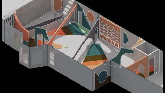 印度彩色几何化餐厅---酷图编号33