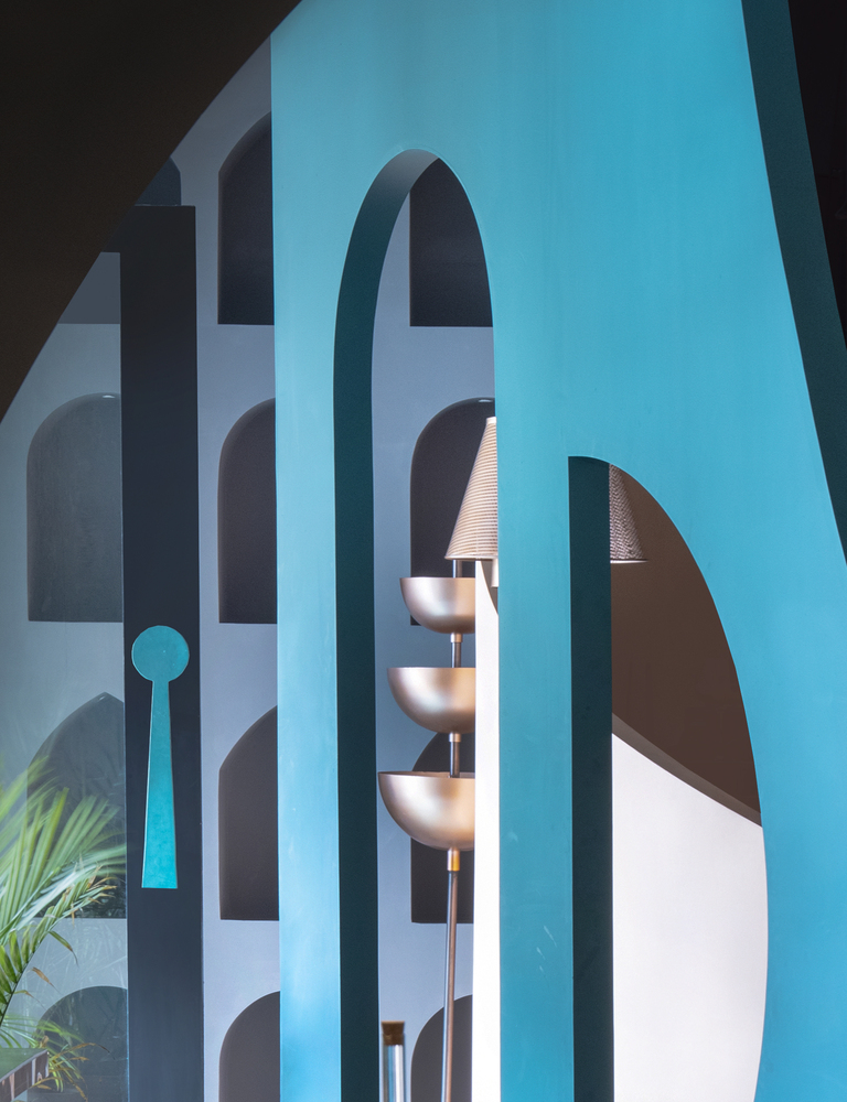 印度彩色几何化餐厅---酷图编号23