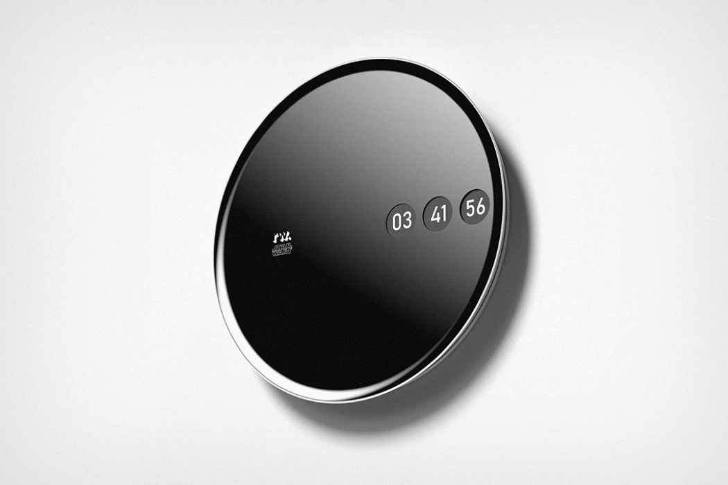 变得简单最小化的圆形挂钟图片