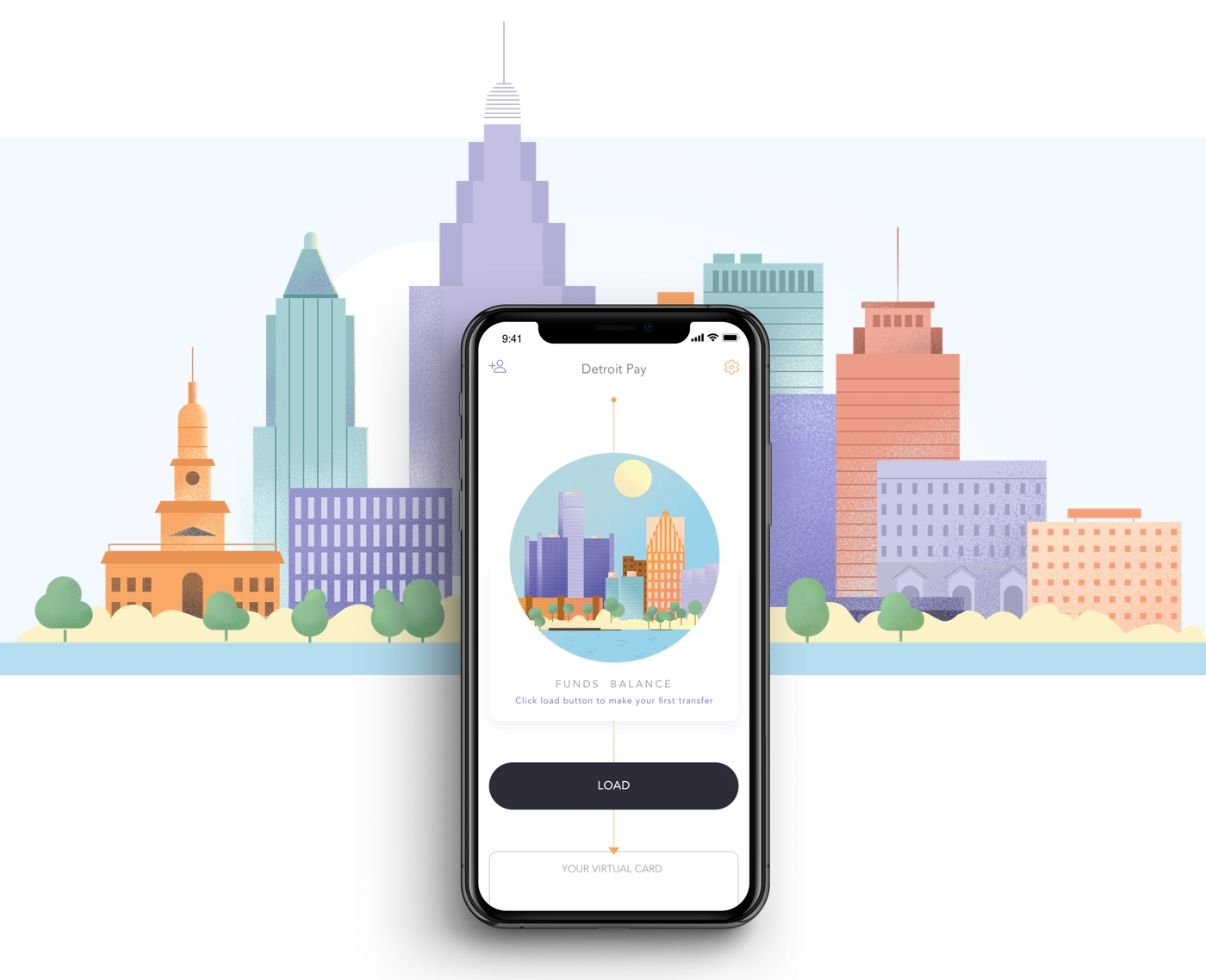 Detroit Pay新加密货币交换APP设计图片