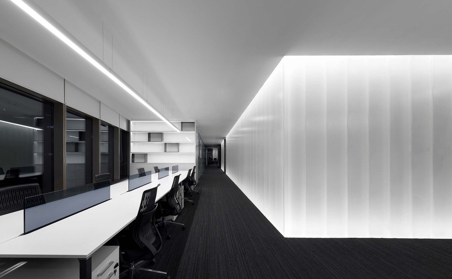 经典黑白灰——办公室-室内设计-拓者设计吧