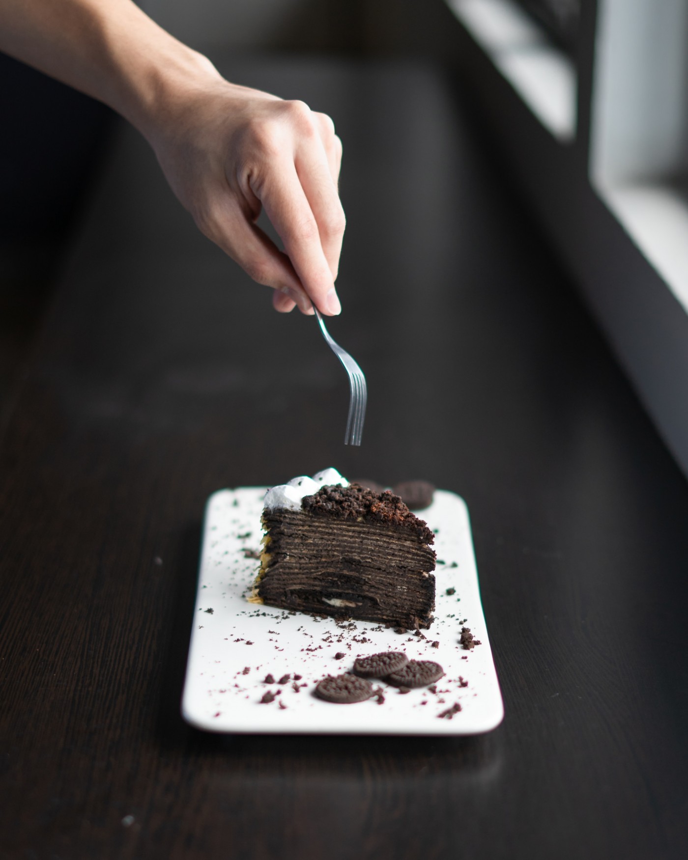 奥利奥碎巧克力裸蛋糕怎么做_奥利奥碎巧克力裸蛋糕的做法_豆果美食