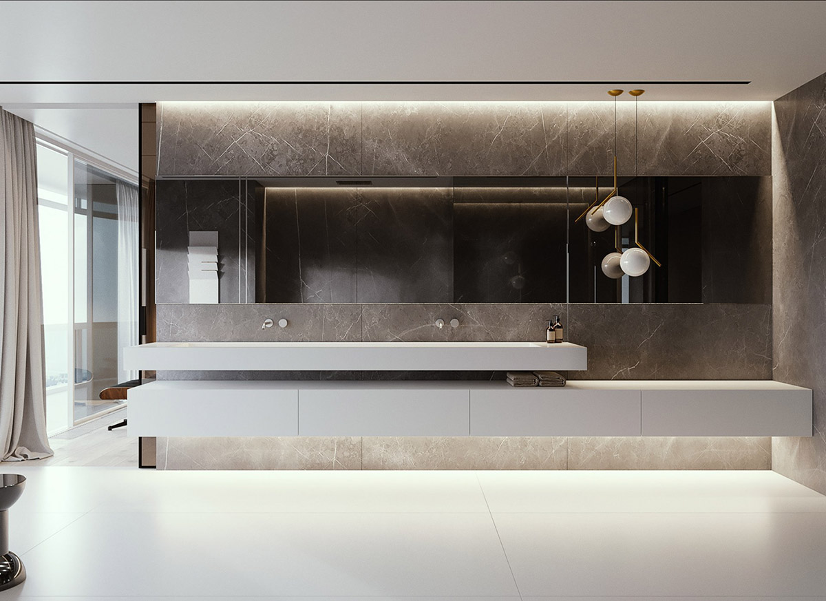 复合木装饰的豪华现代内饰---酷图编号14