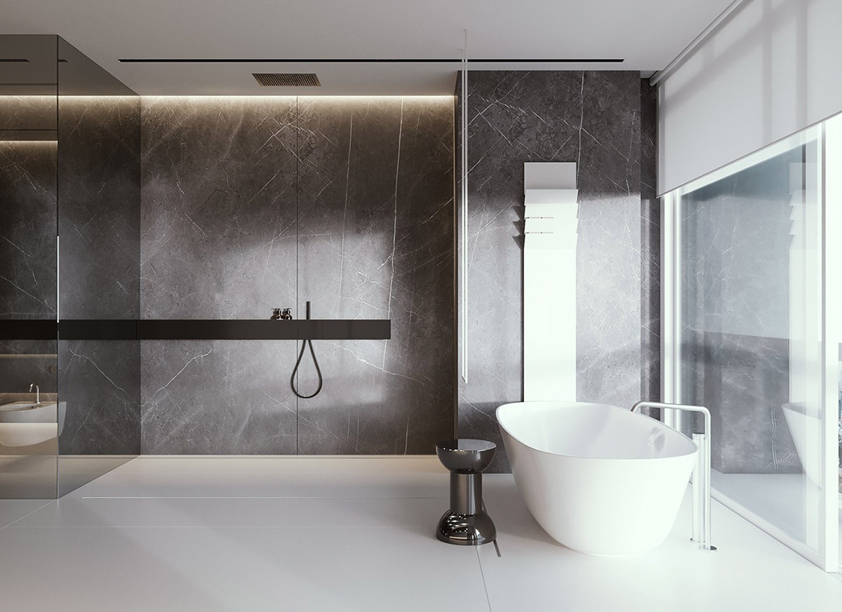 复合木装饰的豪华现代内饰---酷图编号5