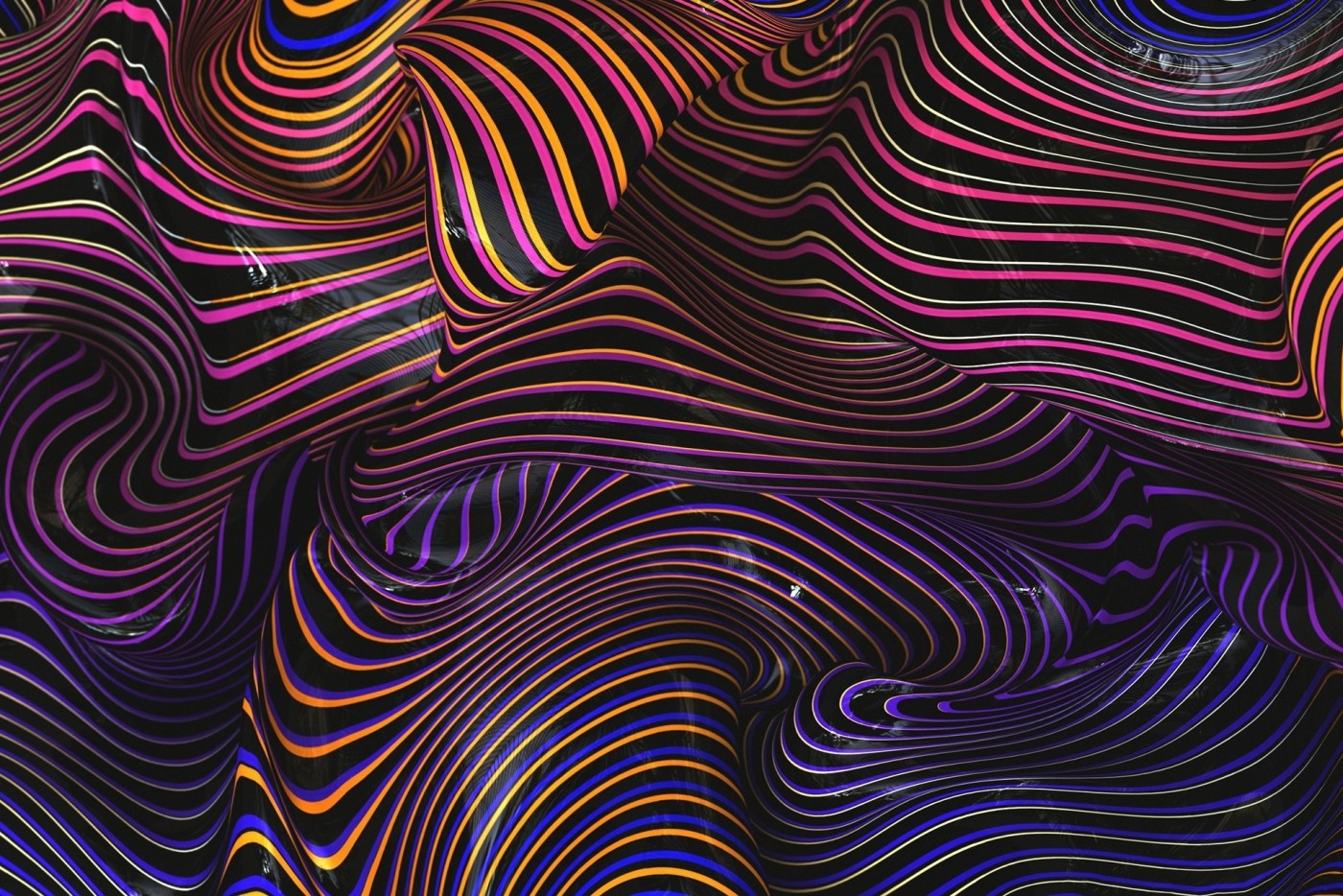 精美的多维曲线背景图图片