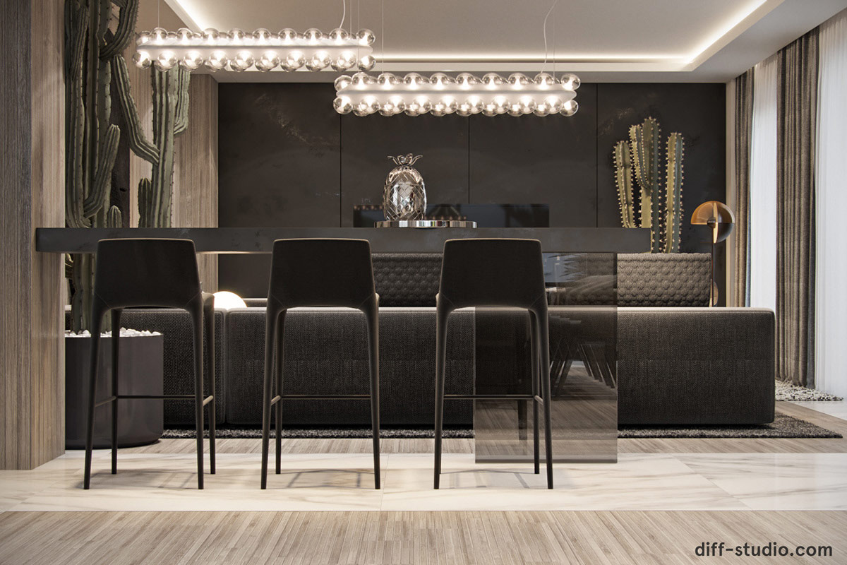 与非洲共鸣的现代民族室内设计---酷图编号12