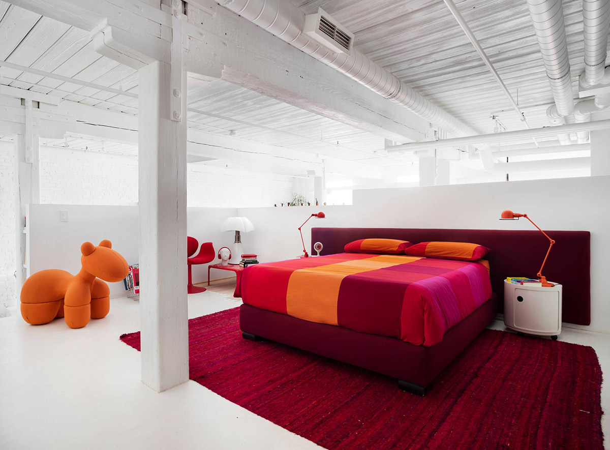 51间可帮助您设计自己的房间带提示和配件的红色卧室---酷图编号41