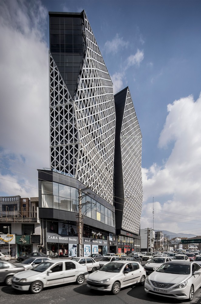 伊朗帕米达几何图形商务办公楼---酷图编号1293635