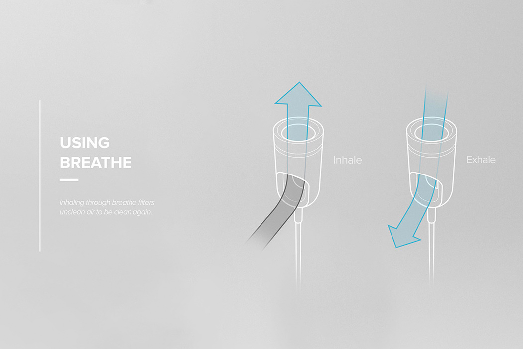 可以当作项链佩戴的空气净化器---酷图编号1294772