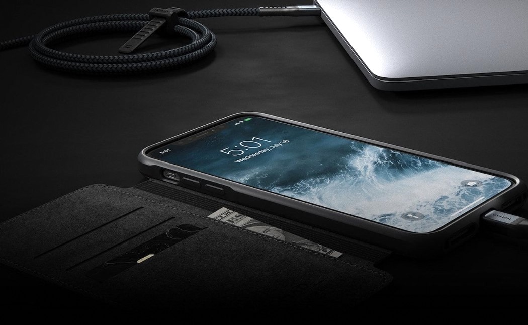 采用360°防摔保护的精美iPhone 11 Pro皮革钱包---酷图编号2