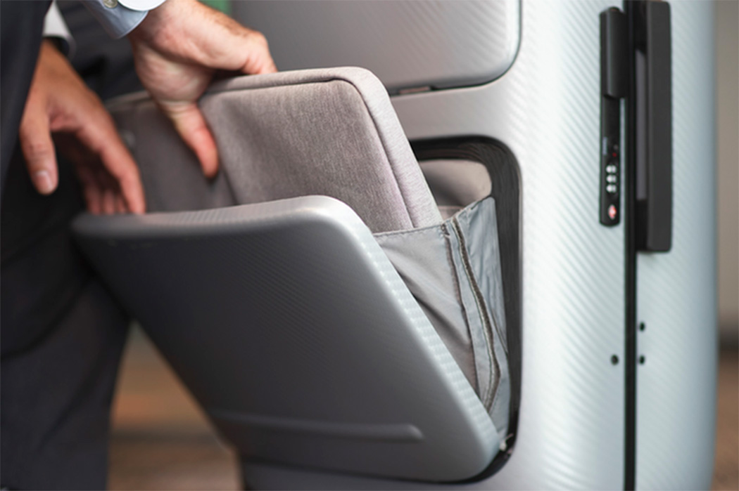 随身携带智能衣橱的SkyTrek行李箱---酷图编号1298155