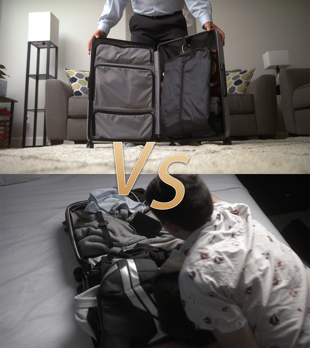 随身携带智能衣橱的SkyTrek行李箱---酷图编号1298159