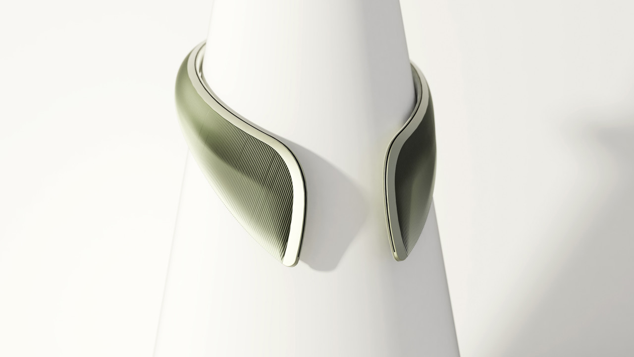 可以设想基于位置的数据和用户的个人数据(包括皮肤类型和受监控的生理/环境反馈(例如温度和空气质量))实时馈送数据,而AtmosphéreCollar可以调整各种感官,情绪和情绪。增强健康的护理。