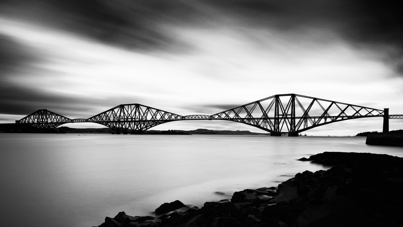 铁路钢架桥图片