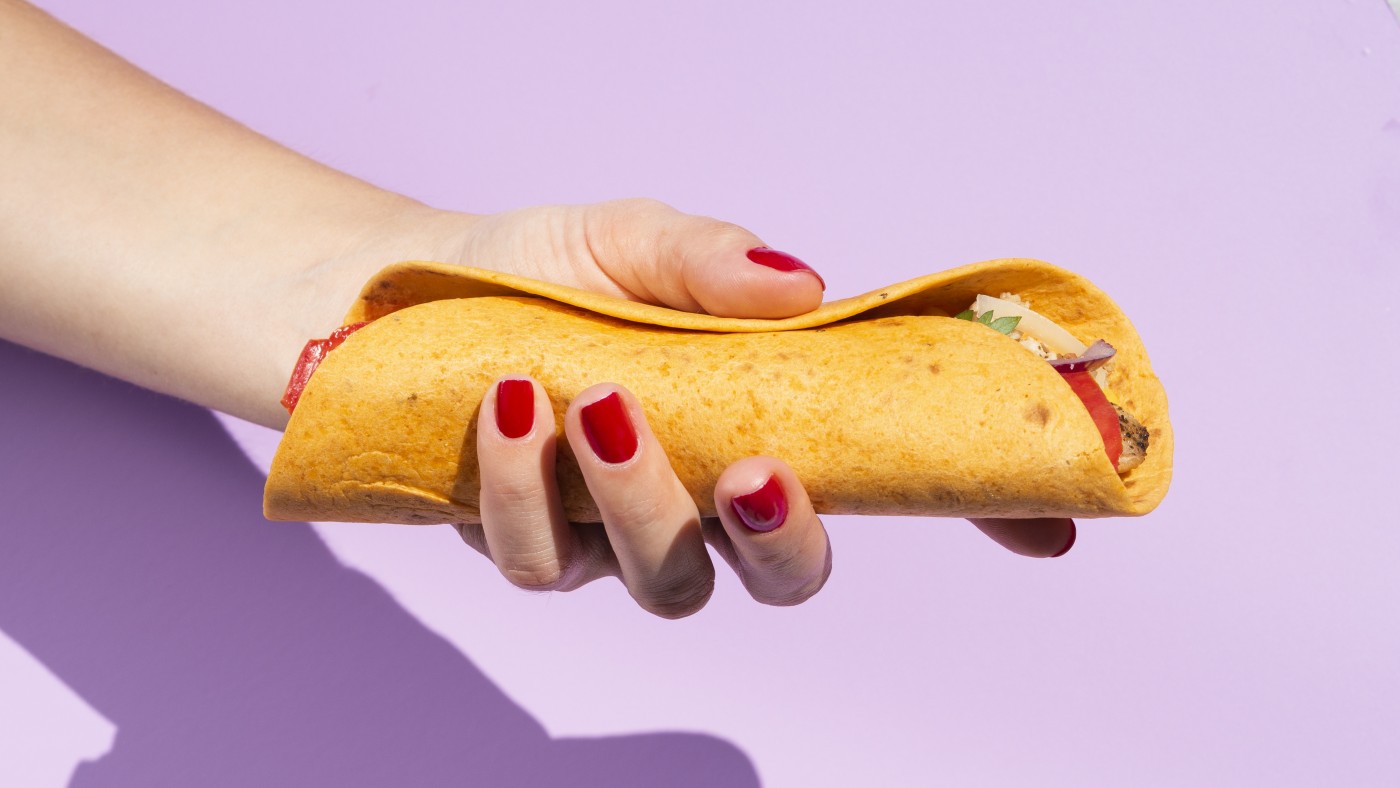 女朋友给的手抓饼图片