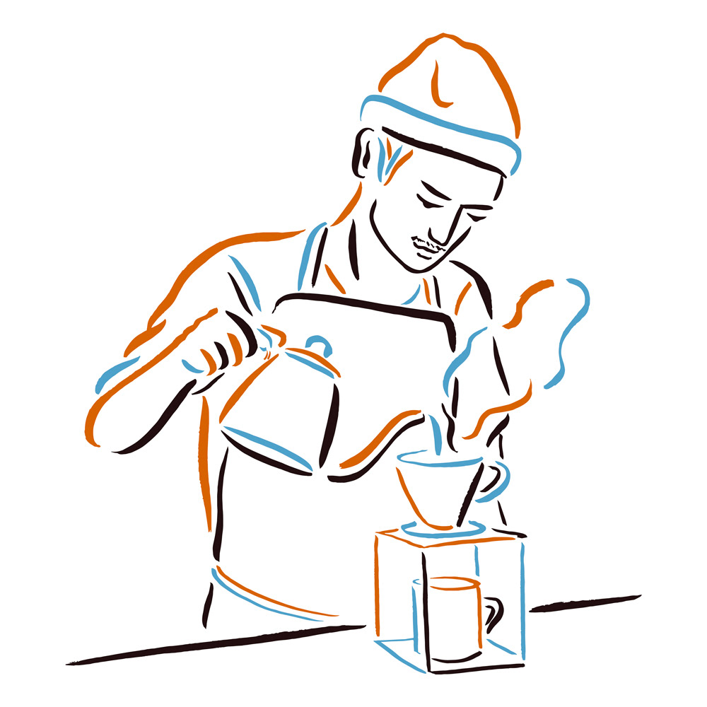 PEOPLE-彩笔手绘人像插画---酷图编号8