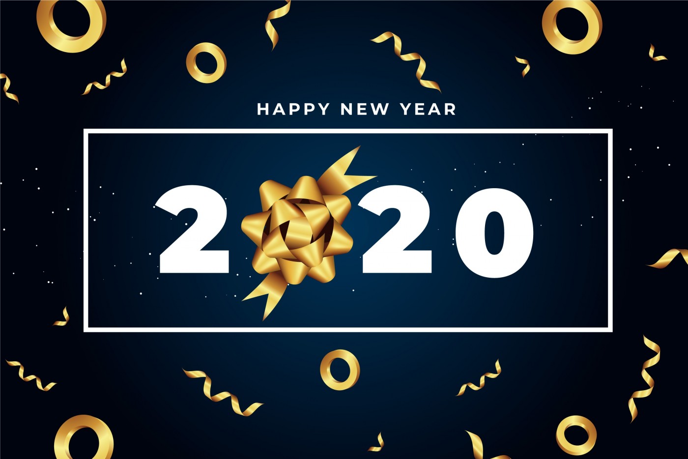 金色2020圣诞素材海报图片