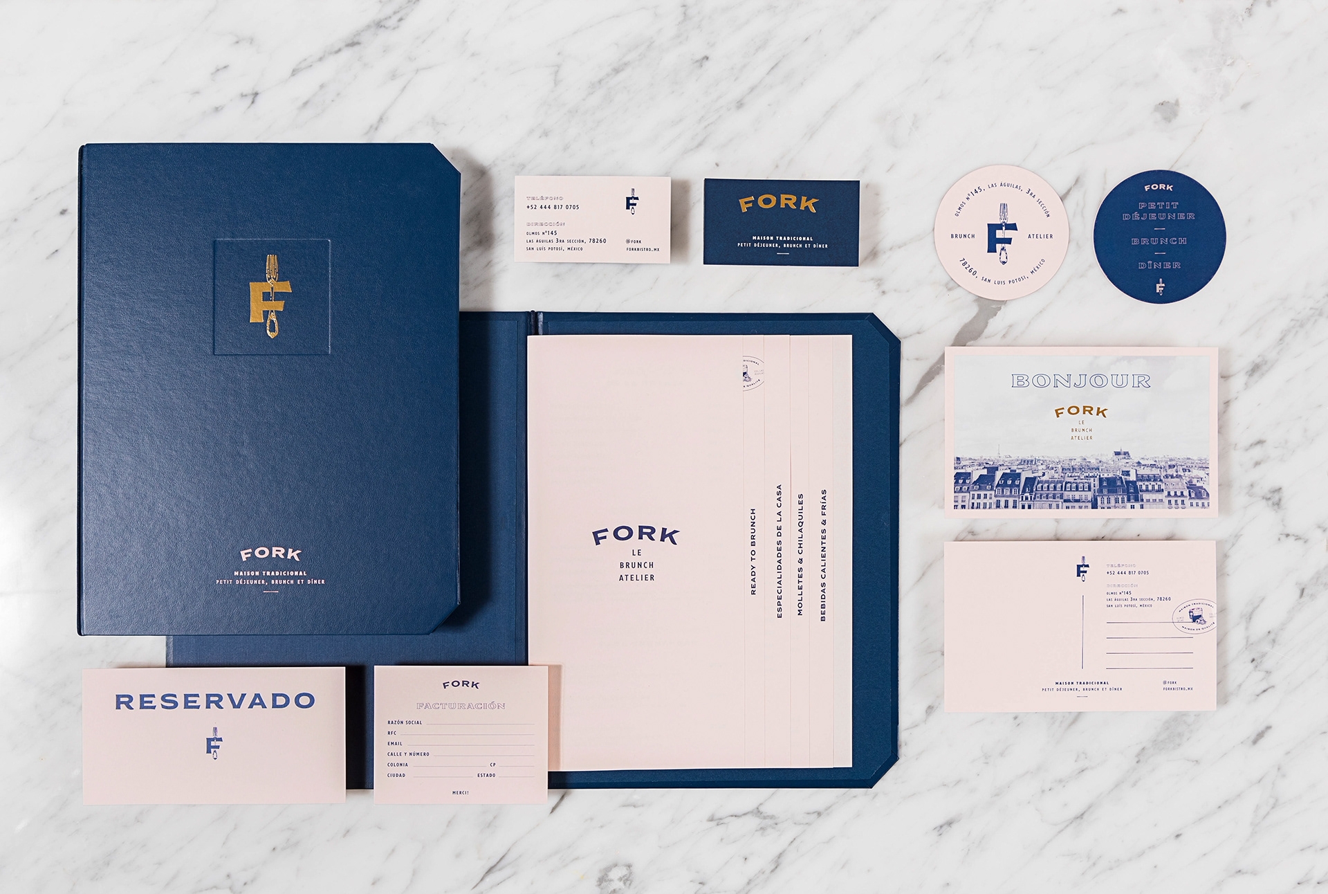 Fork餐饮宣传册手册封面大图