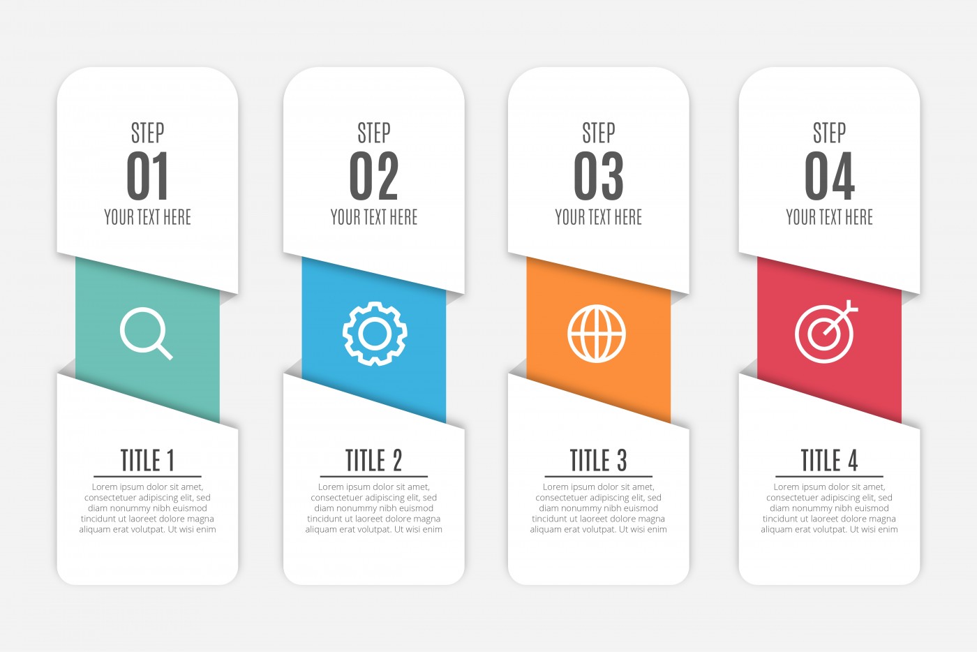 现代商业信息图表背景图片