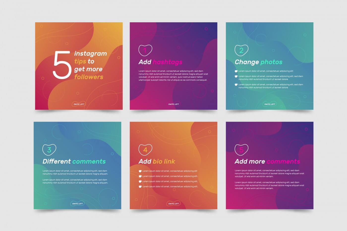 五彩帖子集图片