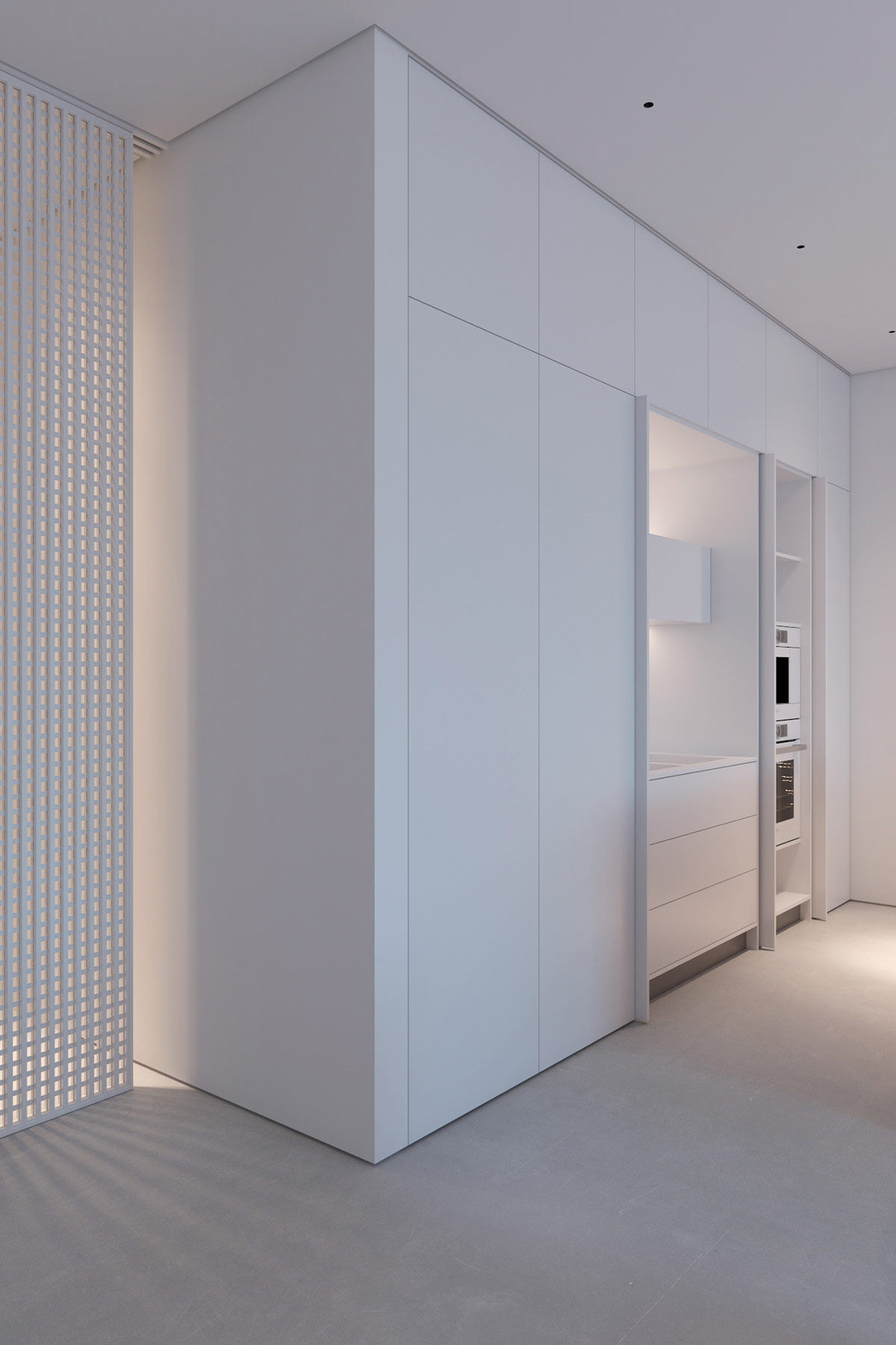 精致的白色简约内饰公寓室内设计---酷图编号1303774