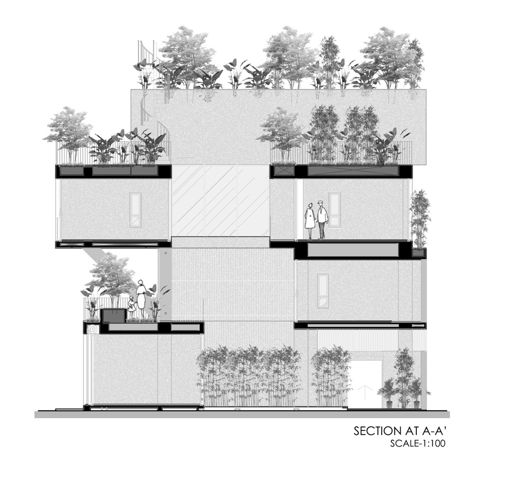 越南300平米混凝土一号宅---酷图编号1303898