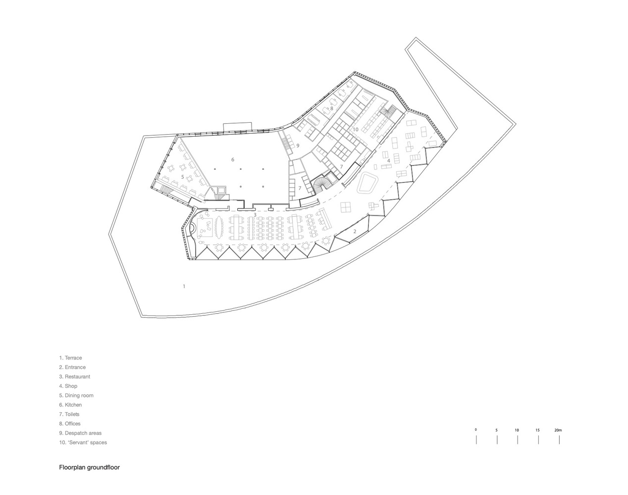 荷兰3360平米的Hoge Veluwe 国家公园游客服务中心---酷图编号1304536