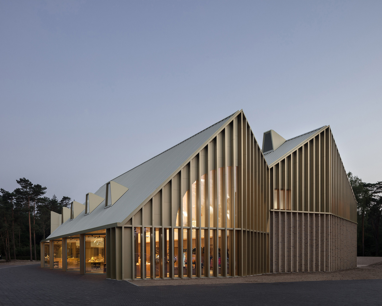 荷兰3360平米的Hoge Veluwe 国家公园游客服务中心---酷图编号1304554