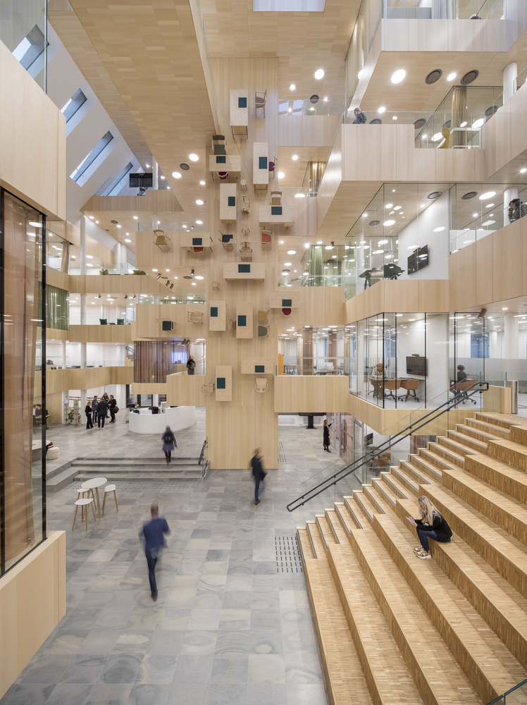 挪威“迷失”起伏叠片的博德市政厅政府办公楼---酷图编号14