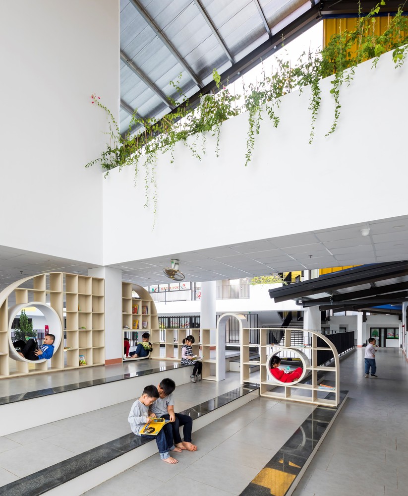 越南2200平米的Da Hop幼儿园+小学教学楼建筑---酷图编号1308246