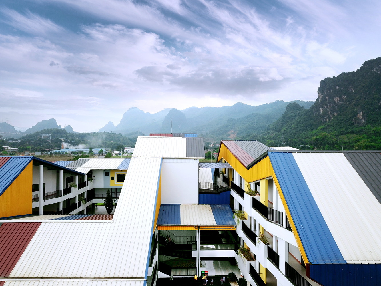 越南2200平米的Da Hop幼儿园+小学教学楼建筑---酷图编号1308247