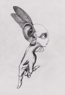 5 INKtober chimeras-组合体插画